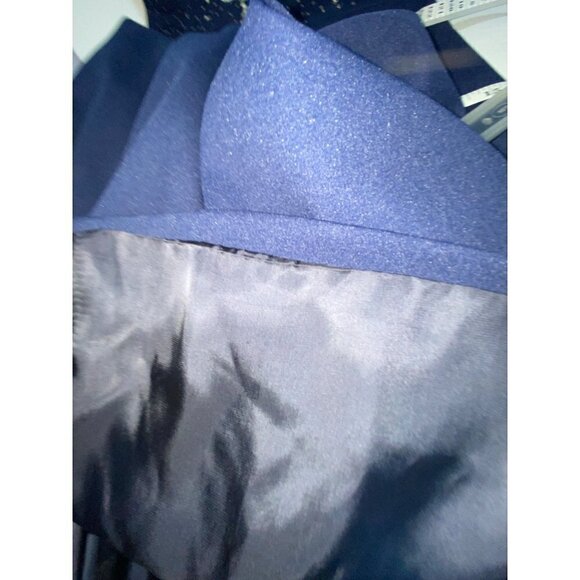 Vintage 70's Hand Made One of a Kind Womens Blue Evening Gown with Beaded Bodice - Picture 9 of 9